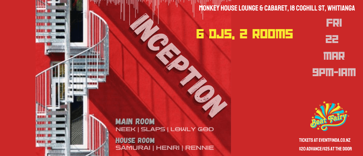 Inception: 6 DJs, 2 Rooms