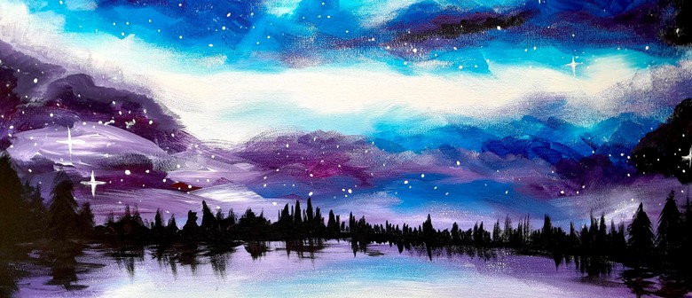 Paint and Wine Night in Tauranga - Lost in Space
