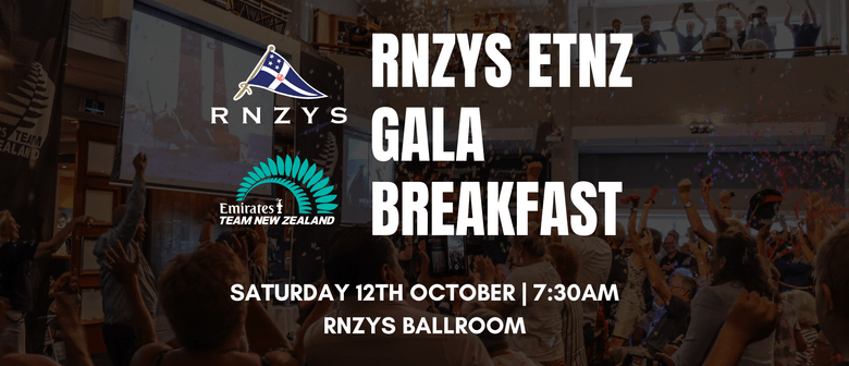 RNZYS Emirates Team New Zealand Supporters Gala Breakfast