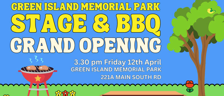 Green Island Memorial Park Stage and BBQ Grand Opening