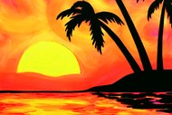 Image for event: Glow in the Dark Paint Party in Auckland - Tropical Sunset
