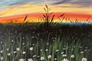 Image for event: Paint & Chill Sat Arvo - Sunset Daisies