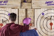 Image for event: Sweet Axe Throwing - Family Throwdown