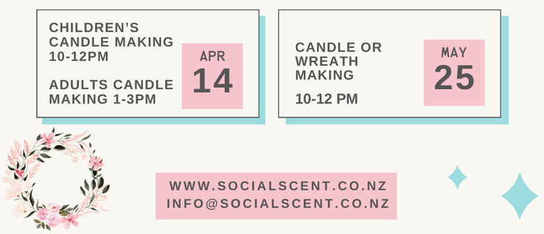 Children's School Holiday Candle Making Workshop