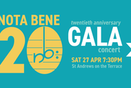 Image for event: Nota Bene's 20th Anniversary Gala Concert