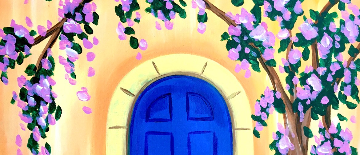 Paint and Wine Night in Hamilton - Doorway to Athens