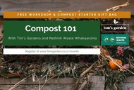 Image for event: Compost 101 with Tim's Garden and Rethink Waste Whakaarohia