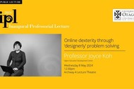 Image for event: Inaugural Professorial Lecture - Professor Joyce Koh