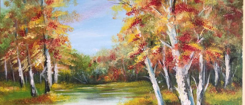 Paint & Chill - Bob Ross Golden Forest