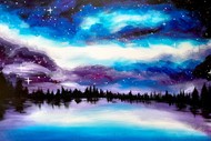 Image for event: Paint and Wine Night in Hamilton - Lost in Space