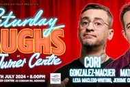 Image for event: Saturday Laughs with Cori Gonzalez-Macuer and Eli Matthewson