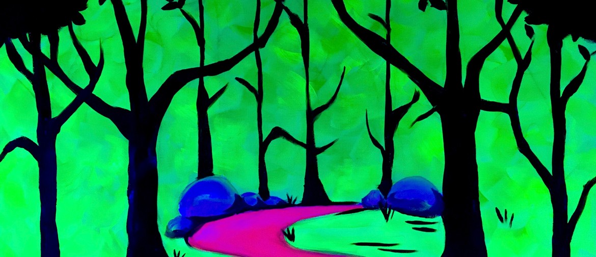 Glow in the Dark Paint Party in Dunedin - Enchanted Forest