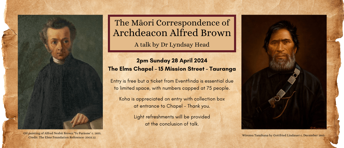 The Māori Correspondence of  Archdeacon Alfred Brown