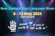 New Zealand Sign Language Week Workshop: CANCELLED