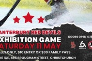Image for event: Ice Hockey - Canterbury Red Devils Exhibition Game