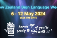 Image for event: New Zealand Sign Language Week Workshop