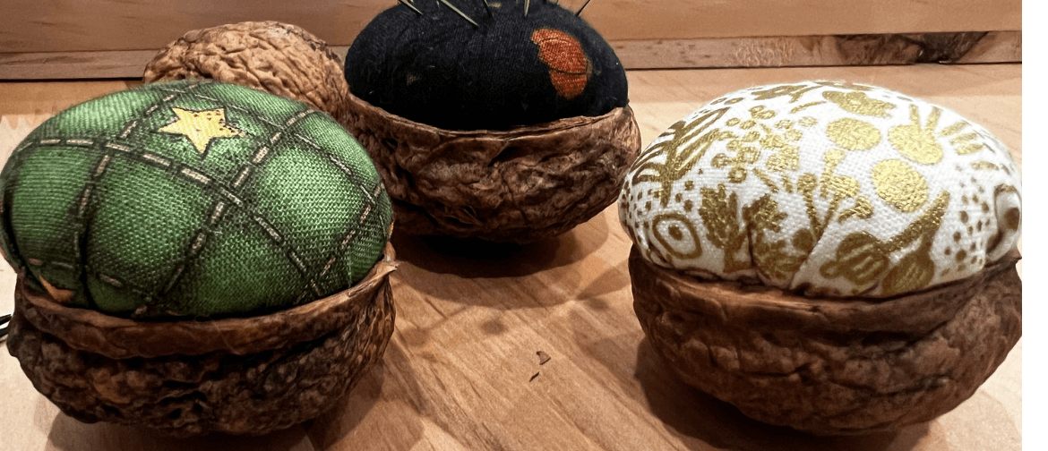 Festival of Christmas: Walnut Pincushion Workshop Festival of Christmas: Walnut Pincushion Workshop