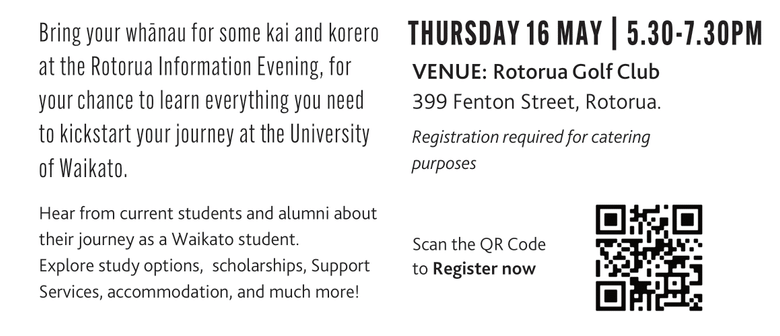 University of Waikato Information Evening