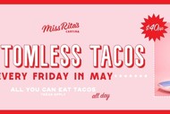 Image for event: Bottomless Tacos - Fridays In May - All Day!