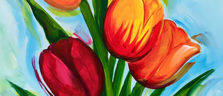 Paint and Wine Night - Mothers Tulips