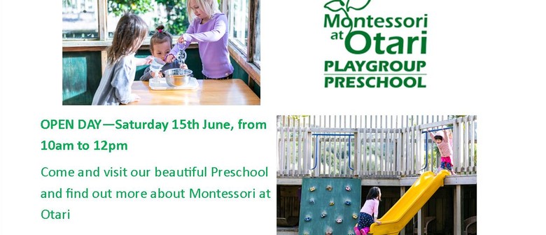 Open Day-Montessori at Otari Preschool and Playgroup