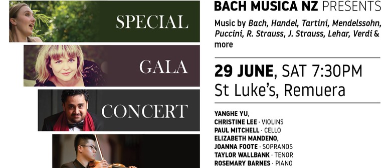 Bach Musica NZ: Special Gala Concert