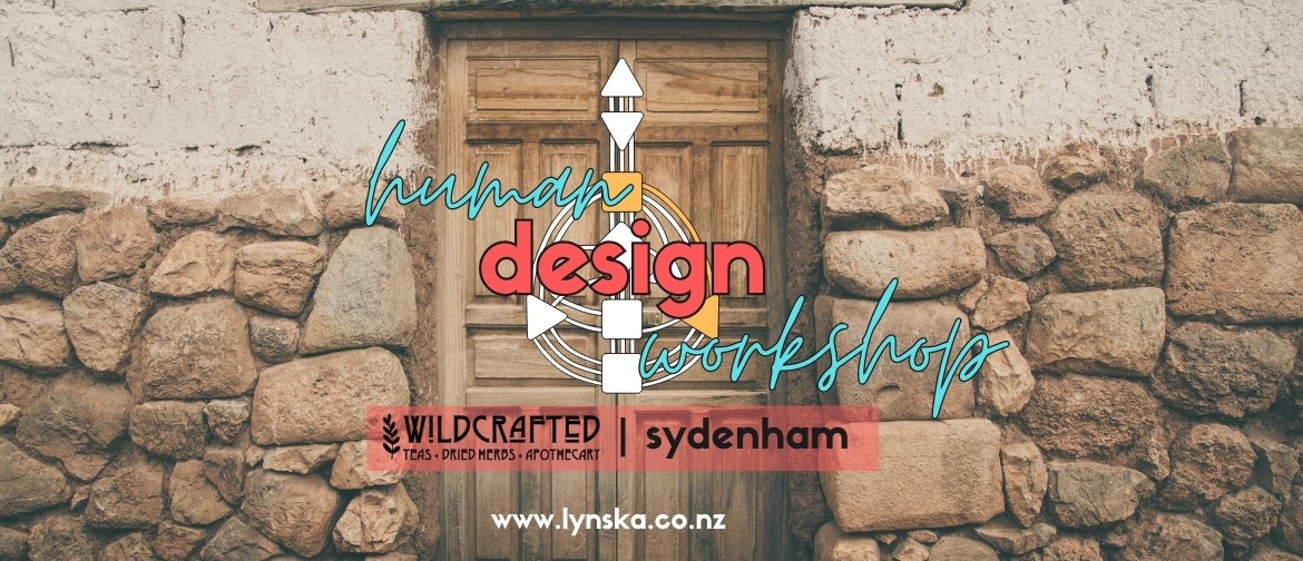 HOW TO Series: Human Design Workshop Human Design Chart in front of a wooden door