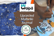 Image for event: Make an Upcycled Matariki Journal Workshop