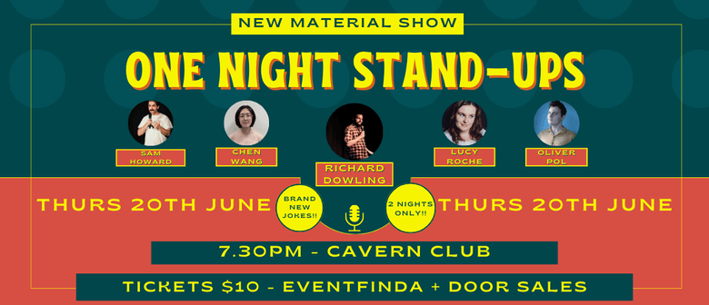 One Night Stand-ups - New Material Show
