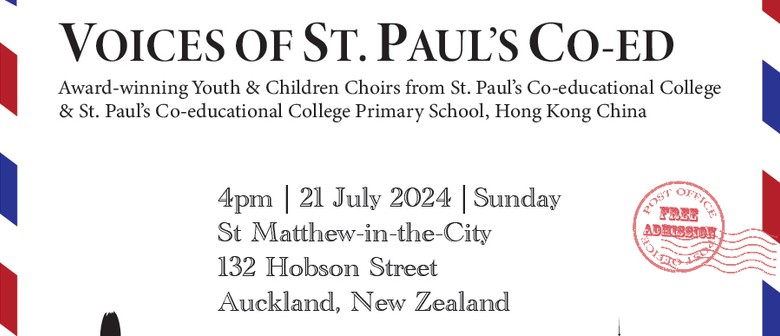 Voices of St. Paul's Co-ed – A Choral Concert