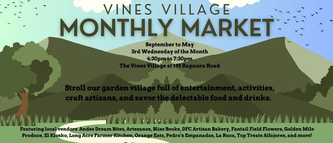 Vines Village Monthly Market