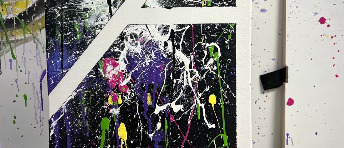 Splatter Art - Art Escape NZ Splatter Art at NZ's very first messy studio