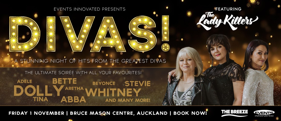 DIVAS! Featuring Jackie Clarke, Tina Cross and Suzanne Lynch!