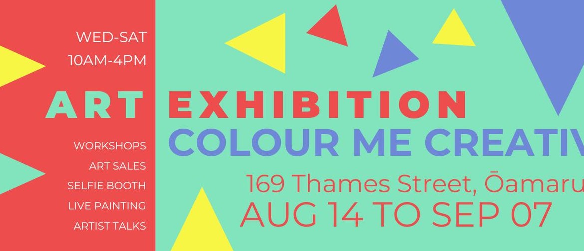 Pop Up Art Show: Colour Me Creative