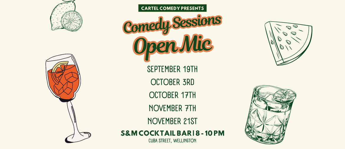 Comedy Sessions - Open Mic Night Comedy Sessions - Open Mic Night