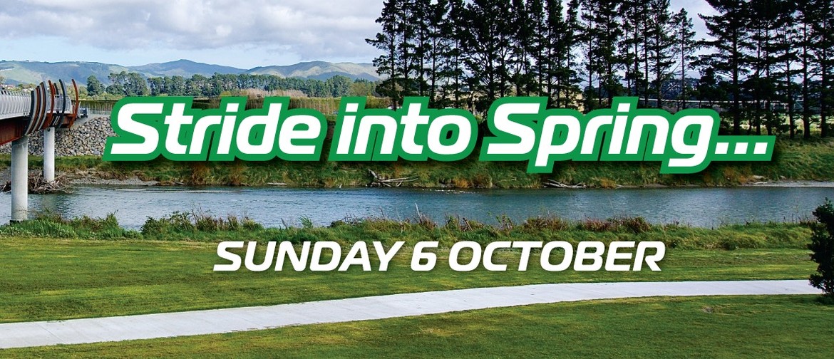 Stride into Spring is on 6th October in Palmerston North