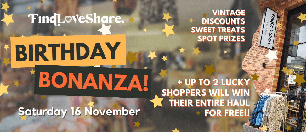 Vintage & Sweet Treats - Find Love Share Birthday Bonanza