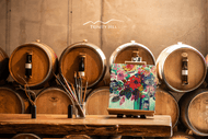 Trinity Hill Cellar Door Canvas Night - Rosé and Petals