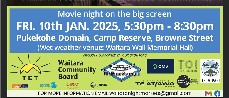 Waitara Night Markets Movie Night