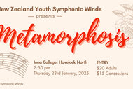 New Zealand Youth Symphonic Winds: Metamorphosis