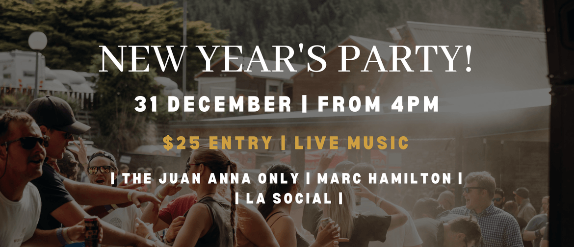 Hawea New Years Eve Party 2025!