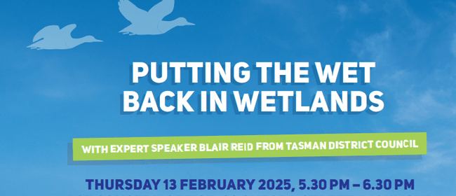 Putting the Wet Back In Wetlands