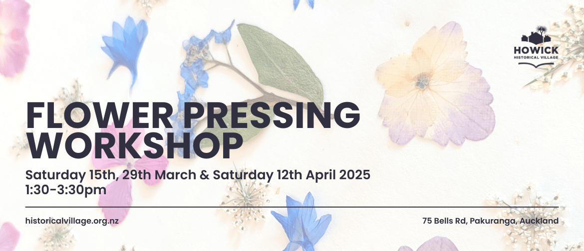 Flower Pressing Workshop Flower Pressing Workshop