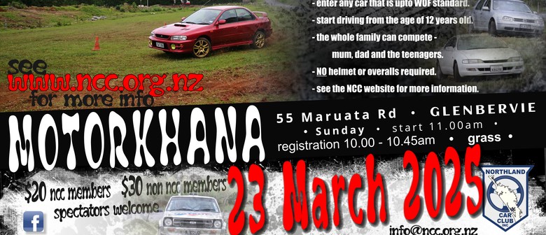 Northland Car Club Glenbervie Motorkhana