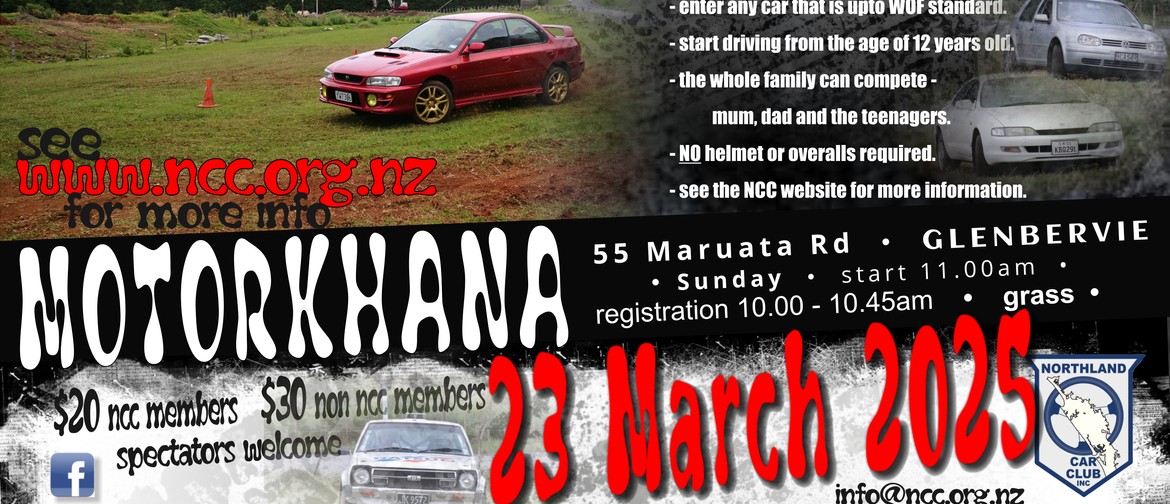 Northland Car Club Glenbervie Motorkhana Northland Car Club Glenbervie Motorkhana