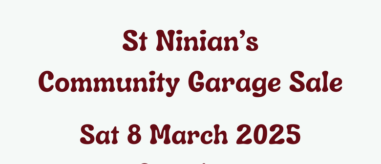 Community Garage Sale in Karori