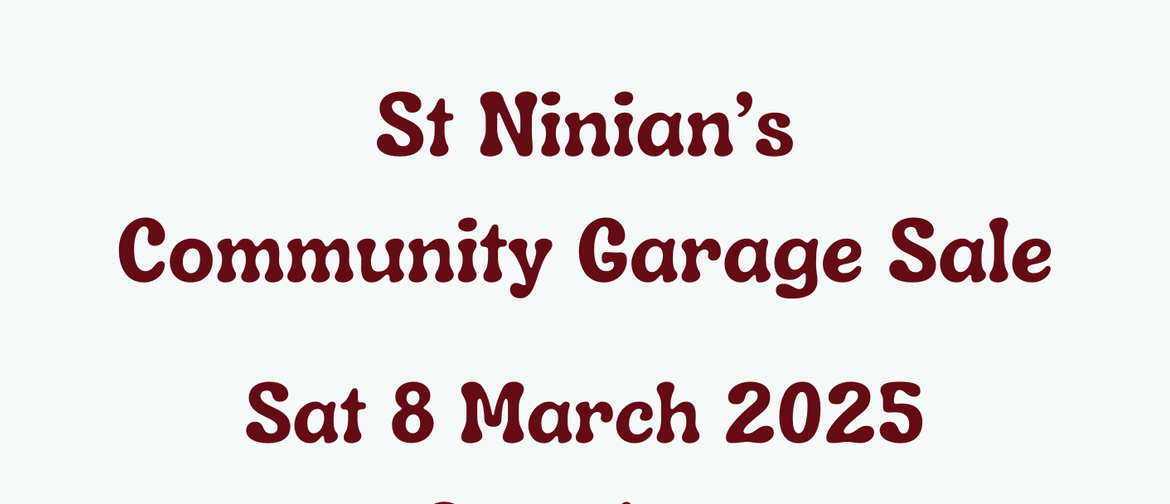 Community Garage Sale in Karori Community Garage Sale in Karori