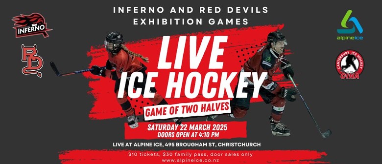 Live Ice Hockey - Canterbury Red Devils & Inferno
