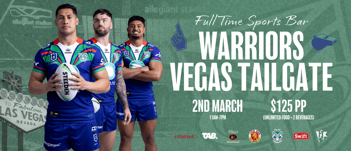 Warriors Vegas Tailgate Party by Full Time Sports Bar Warriors Vegas Tailgate Party by Full Time Sports Bar