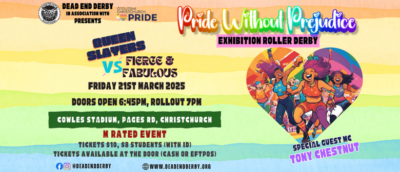 Pride without Prejudice Exhibition Roller Derby game